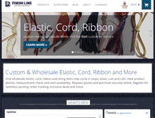 Tablet Screenshot of finishlinecorp.com